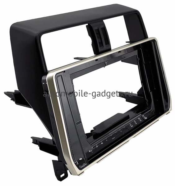 Штатное головное устройство Toyota Land Cruiser Prado 150 2017-2024 (серебряная) Teyes CC2L PLUS 1/16 10 дюймов RM-1038 на Android 8.1 (DSP, IPS, AHD) (для авто без 4 камер)