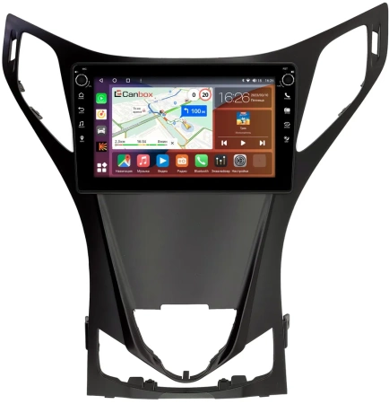 Hyundai Grandeur 5, Azera 2 2011-2016 Canbox M-Line 7801-9-0275 на Android 10 (4G-SIM, 2/32, DSP, IPS) С крутилками