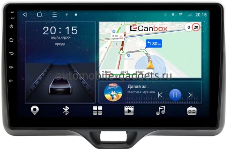Toyota Yaris 4, Yaris Cross 2020-2024 (правый руль) Canbox L-Line 4170-10-541 на Android 10 (4G-SIM, 2/32, TS18, DSP, QLed)