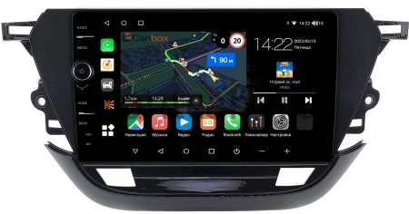 Opel Corsa F 2019-2024 (глянцевая) Canbox M-Line 7840-9-0204 Android 10 (4G-SIM, 2/32, DSP, QLed)