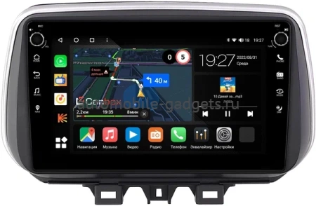 Hyundai Tucson 3 2018-2021 Canbox M-Line 7805-10-0609 на Android 10 (4G-SIM, 2/32, DSP, QLed) С крутилками