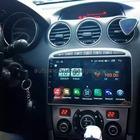 FarCar D083M штатная магнитола для Peugeot 308 (2008-2014) и 408 (2012+) на Android 13 c 2GB