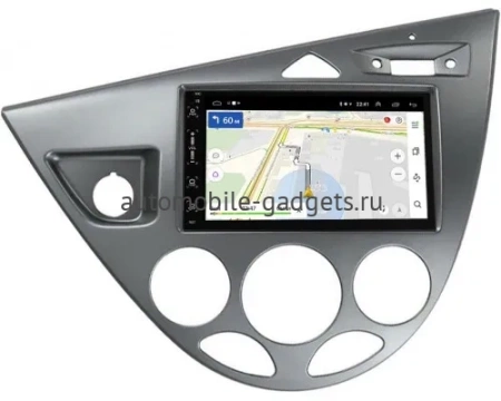 Магнитола в штатное место 2 din Ford Focus 1998-2005 (серебро) Canbox 2/32 на Android 10 (GT5510-RP-11-549-239)
