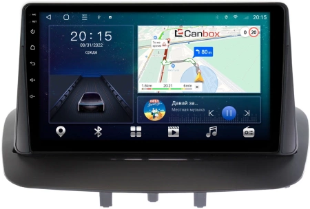 Штатная магнитола Canbox L-Line 4167-9215 для Renault Fluence, Megane 3 2008-2016 на Android 10 (4G-SIM, 3/32, TS18, DSP, QLed)