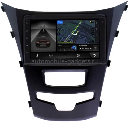 SsangYong Actyon 2, Korando 3 2013-2024 Canbox M-Line 9863-RP-SYACC-67 на Android 10 (4G-SIM, 2/32, DSP) (173х98)