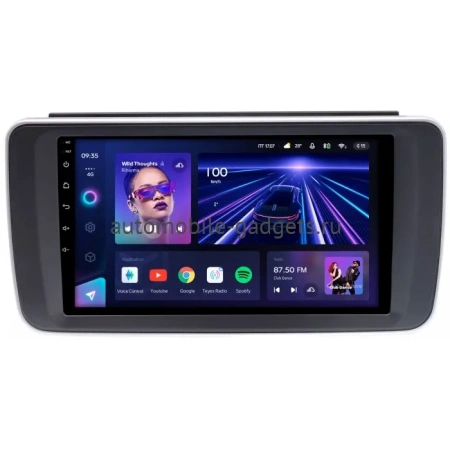 Штатное головное устройство Teyes CC3 4/32 9 дюймов RM-9-1427 для Nissan Leaf 2 2017-2024 на Android 10 (4G-SIM, DSP, QLed)