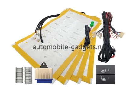 Комплект подогрева двух сидений 2 кнопки в 1 для Toyota 2018+ Ksize ZG9 Тип3