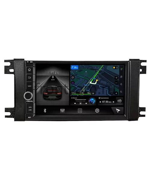 Магнитола в штатное место 2 din Dodge Avenger, Caliber, Grand Caravan, Challenger, Charger, Durango, Journey, Magnum, Nitro, RAM 4 Canbox M-Line 5601-RP-CRJE07-469 на Android 10 (4G-SIM, 2/32, DSP, IPS) С крутилкой