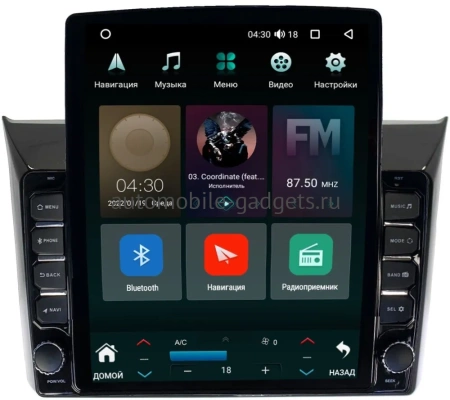 Штатная магнитола Toyota Corolla Fielder, Corolla Axio 2012-2024 Canbox M-Line 5610-9-1144 на Android 10 (4G-SIM, 2/32, DSP, QLed, Tesla)