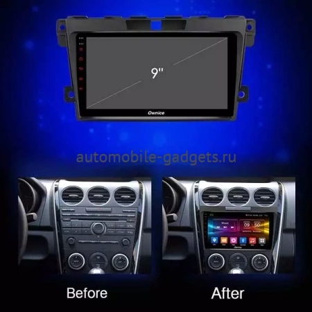 Carmedia OL-9509-I Штатная магнитола для Mazda CX-7 (2006-2013) на Android 10 c 2GB, DSP, 4G
