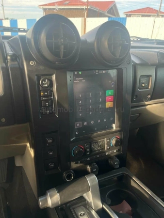 Штатное головное устройство Hummer H2 2002-2007 Canbox M-Line (Tesla style) 9.7 дюймов 2/32 5620-HU005A на Android 10 (4G-SIM, DSP, QLed)