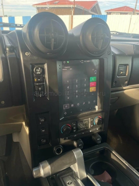 Штатное головное устройство Hummer H2 2002-2007 Canbox H-Line (Tesla style) 9.7 дюймов 6/128 5627-HU005A на Android 10 (4G-SIM, DSP, QLed)