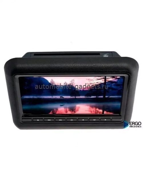 Навесной монитор на подголовник ERGO ER9L со встроенным DVD плеером и монитором 9" Навесной монитор на подголовник ERGO ER9L со встроенным DVD плеером и монитором 9"