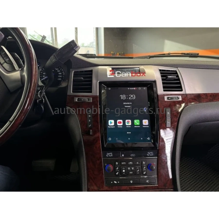 Штатное головное устройство Cadillac Escalade 3 2006-2014 Canbox M-Line (Tesla style) 9.7 дюймов 4/64 5622-1312-163 на Android 10 (4G-SIM, DSP, QLed)