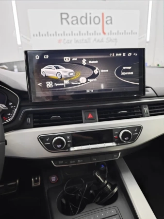Radiola RDL-1204 Штатный монитор 12.3" для Audi A4 (B9), A5 (F5) 2016-2020 на Android 14, 8/128GB, 4G
