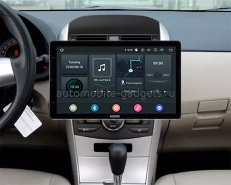 Carmedia OL-9605-2D-RLX (вертикально-поворотный экран) магнитола для Toyota Corolla X 2006-2013 на Android 10 с 4Гб, DSP