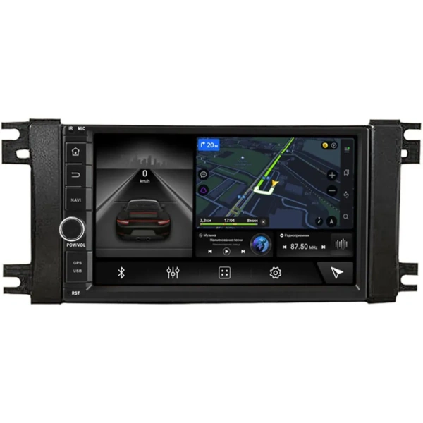 Магнитола в штатное место 2 din Volkswagen Routan 2008-2012 Canbox GT056-RP-CRJE07-469 на Android 10 (2/32, DSP, IPS, Carplay) С крутилкой