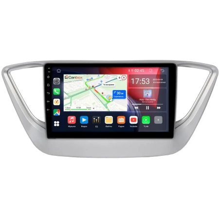 Штатная магнитола Hyundai Solaris 2 2017-2020 Canbox RS9-9039 1.5/32 Android 10 (IPS, DSP, CarPlay)