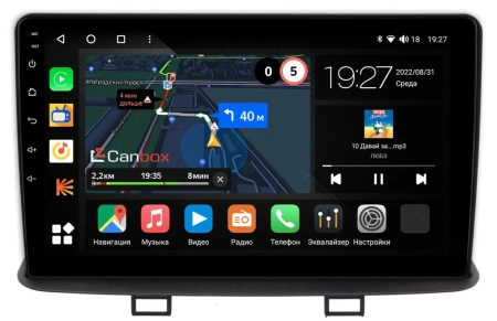 Mitsubishi Pajero Mini 2 1998-2008 (в замен верхнего кармана) Canbox M-Line 4542-9-1353 на Android 10 (4G-SIM, 4/64, DSP, QLed)