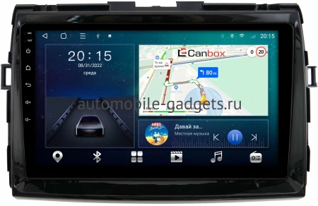 Toyota Estima 3 2006-2016, Previa 3 (XR50) 2006-2019 Canbox L-Line 4167-9-199 на Android 10 (4G-SIM, 3/32, TS18, DSP, QLed) (глянцевая)