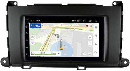 Магнитола в штатное место 2 din Toyota Sienna III 2010-2014 OEM на Android 10 (CarPlay, AHD, 1/32) (RK7-RP-TYSNB-131)