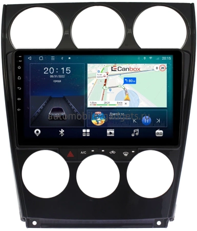 Штатная магнитола Mazda 6 (GG), Atenza 2002-2008 Canbox L-Line 4169-9160 на Android 10 (4G-SIM, 2/32, TS18, DSP, QLed)