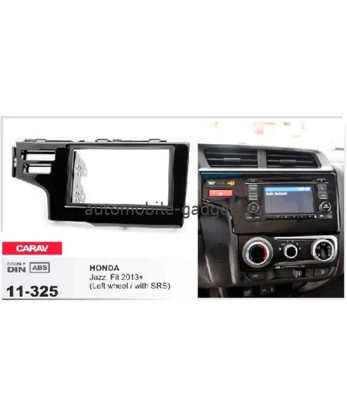 Переходная рамка CARAV 11-325 HONDA Jazz, Fit 2013+ / только для а/м с рулем слева, с сигнальной лампой Air-Bag