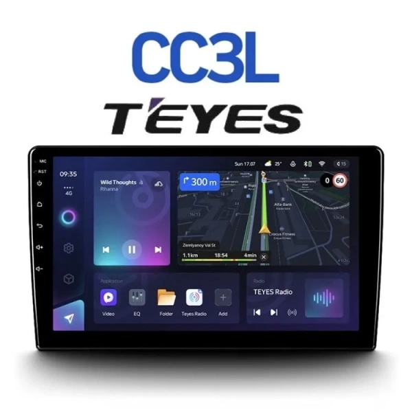 Штатная магнитола Daewoo Lanos 1997-2008 Teyes CC3L 4/32 9 дюймов RM-9-930 на Android 10 (4G-SIM, DSP, IPS)