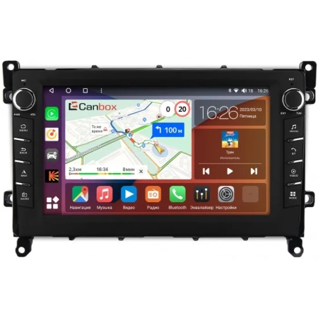 Штатная магнитола Toyota Prius 4 (XW50) 2018-2023 Canbox H-Line 7832-9-TO380N на Android 10 (4G-SIM, 4/32, DSP, IPS) С крутилками