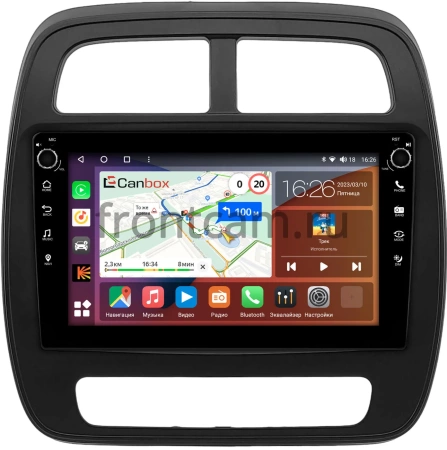 Штатная магнитола Renault City K-ZE 2019-2024 Canbox H-Line 7802-9-0387 на Android 10 (4G-SIM, 4/32, DSP, IPS) С крутилками