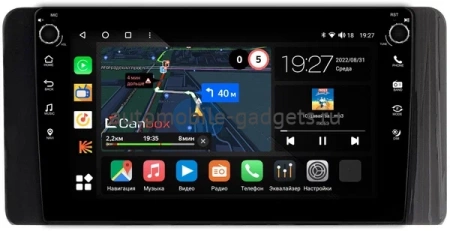 Volkswagen Polo 6 2020-2023 Canbox M-Line 7825-10-1400 на Android 10 (4G-SIM, 2/32, DSP, QLed) С крутилками