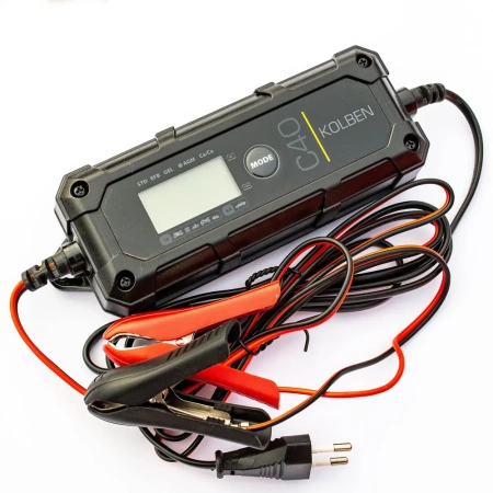 Зарядное устройство для автомобильных аккумуляторов 6/12В, 1А/4,0A KOLBEN C40