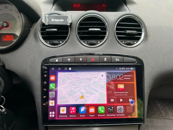 Carmedia OL-9961-PH-9009-12256-TS20 магнитола для Peugeot 308 2008-2014 и 408 2011+ на Android 13 c 12GB, DSP, 4G