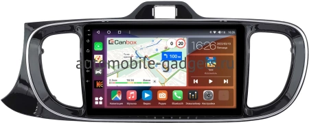 Kia Pegas 2017-2024 (глянцевая) Canbox H-Line 4166-9-0142 на Android 10 (4G-SIM, 4/32, DSP, QLed)