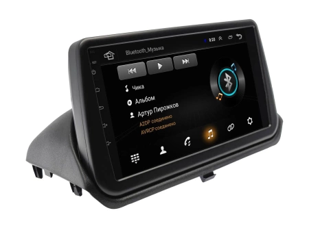 Штатная магнитола Mitsubishi Pajero iO 1998 - 2007 Wide Media LC9642ON-1/16 взамен верхнего козырька