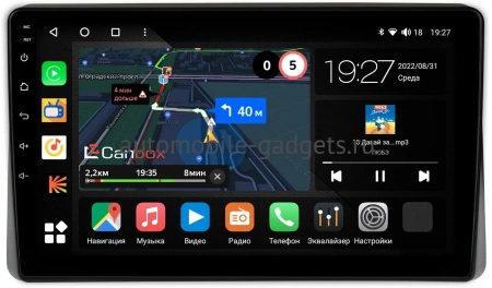 Штатная магнитола Canbox M-Line 4543-10-1470 для Renault Arkana, Duster 2, Master 2019-2024 на Android 10 (4G-SIM, 2/32, DSP, QLed)
