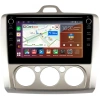 Штатная магнитола Ford Focus 2 (2005-2011) с печкой Canbox H-Line 7894-9157 на Android 10 (4G-SIM, 6/128, DSP, IPS) С крутилками