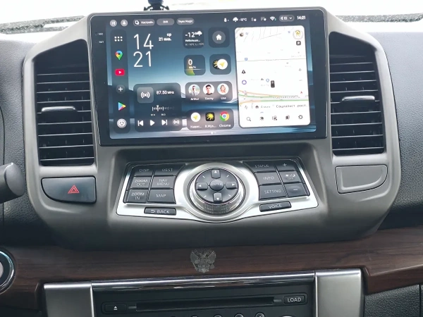 Штатная магнитола Canbox Logic-i3 2K 5723-9-1442 для Nissan Teana 2 (J32) 2008-2014 (для авто с монитором) на Android 11 (4G-SIM, 4/64, DSP, 360, QLed)