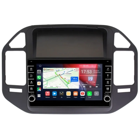 Mitsubishi Pajero 3, Montero 3 1999-2006 (черная) Canbox BGT9-266 2/32 на Android 10.1 (IPS, DSP, CarPlay)
