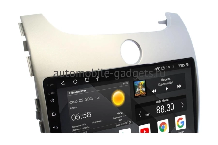 Штатная магнитола KIA Cerato, Forte 2009 - 2013 Wide Media MT9019QT-2/32 для авто с климат