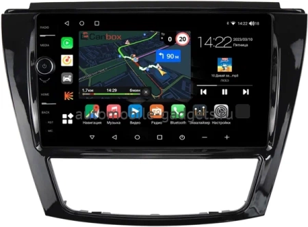 Штатная магнитола JAC S5 2013-2021 (глянец) Canbox M-Line 7841-9-1149 на Android 10 (4G-SIM, 4/64, DSP, QLed)