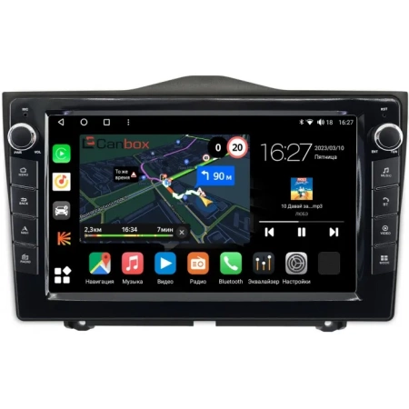 Lada Granta FL, Granta Cross, ВИС 2349 2018-2024 Canbox M-Line 7821-9090 на Android 10 (4G-SIM, 2/32, DSP, IPS) С крутилками