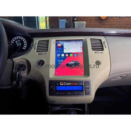 Штатное головное устройство Hyundai Grandeur 4 2005-2011 (желтая) Canbox PRO-Line (Tesla style) 9.7 дюймов 12/256 7884-1312-227 на Android 13 (4G-SIM, DSP, QLed)