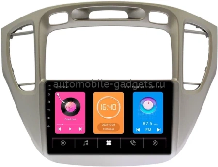 Штатная магнитола OEM GT9-409 для Toyota Highlander (U20), Kluger (XU20) 2000-2007 на Android 10