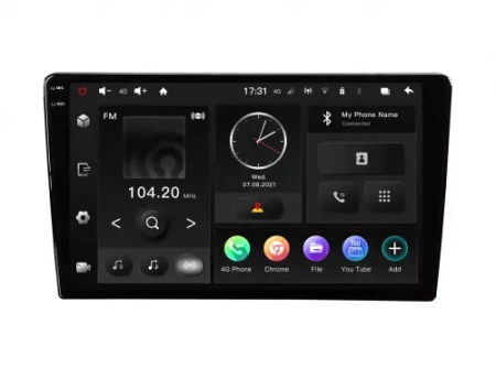 INCAR TMX2-7709-6 Универсальная автомагнитола экран 9.5 дюймов на Android 10 с 6GB, DSP, 4G