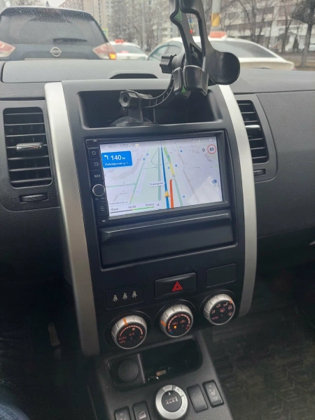 2 DIN 7 дюймов штатная магнитола Nissan X-Trail (T30) 2000-2007, X-Trail (T31) 2007-2015 Canbox GTR056 на Android 10 (4/64, DSP, IPS, Carplay) С крутилкой