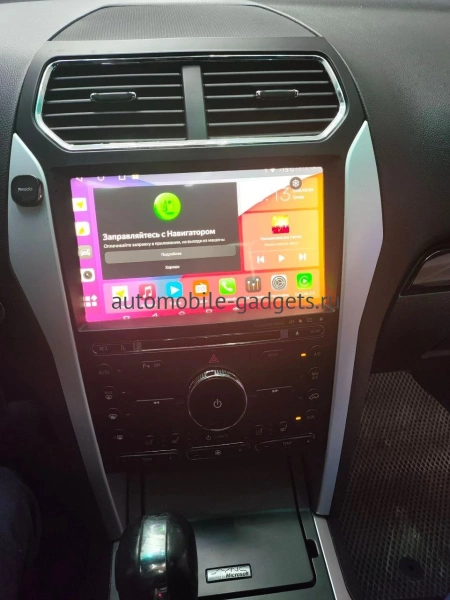 Штатная магнитола Ford Explorer 5 2010-2019 (для любой комплектации) Canbox Logic-i3 2K 5736-10-1364 на Android 11 (4G-SIM, 8/256, DSP, 360, QLed)