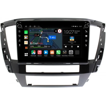 Штатная магнитола Canbox M-Line 7825-10-735 для Mitsubishi Pajero Sport 3, Montero Sport 3 2019-2024 на Android 10 (4G-SIM, 2/32, DSP, QLed) С крутилками