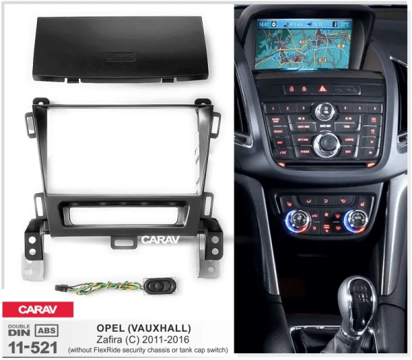 Магнитола в штатное место 2 din Opel Zafira Tourer С 2011-2016 Teyes CC2L 1/16 7 дюймов RP-11-521-245 на Android 8.1 (DSP, AHD)