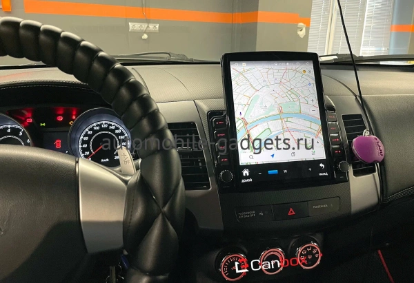 Штатная магнитола Canbox M-Line 5610-9-004-1 для Mitsubishi Outlander XL 2005-2013 без Rockford на Android 10 (4G-SIM, 2/32, DSP, QLed, Tesla)